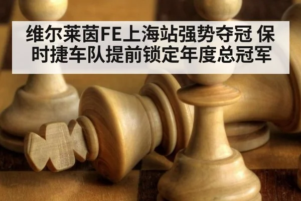 维尔莱茵FE上海站强势夺冠 保时捷车队提前锁定年度总冠军